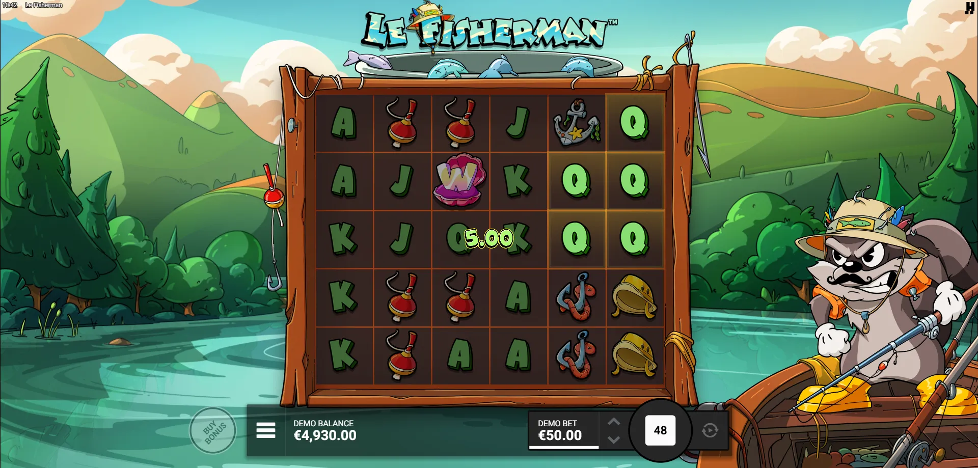 Le Fisherman på Mobilen